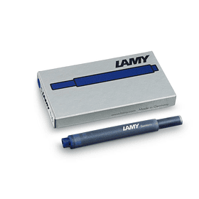 Cartucho lamy para pluma t10 caja de 5 und 