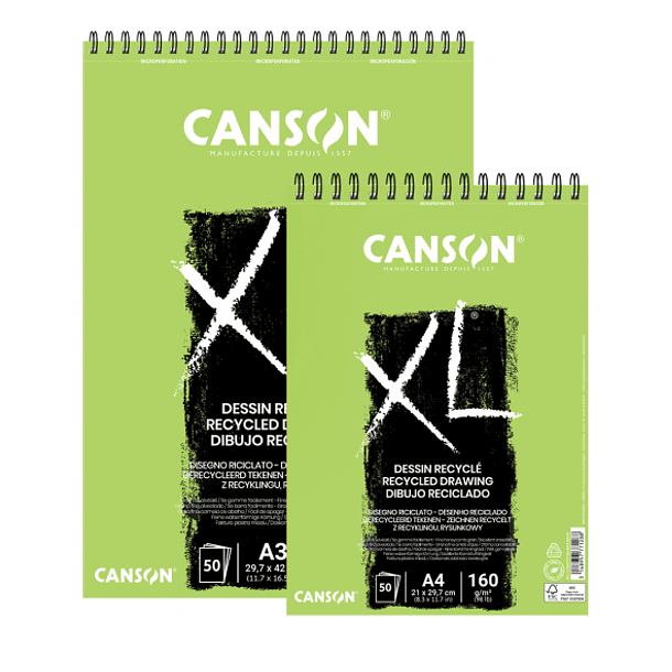 Croquera Dibujo XL Reciclado 160gr  1