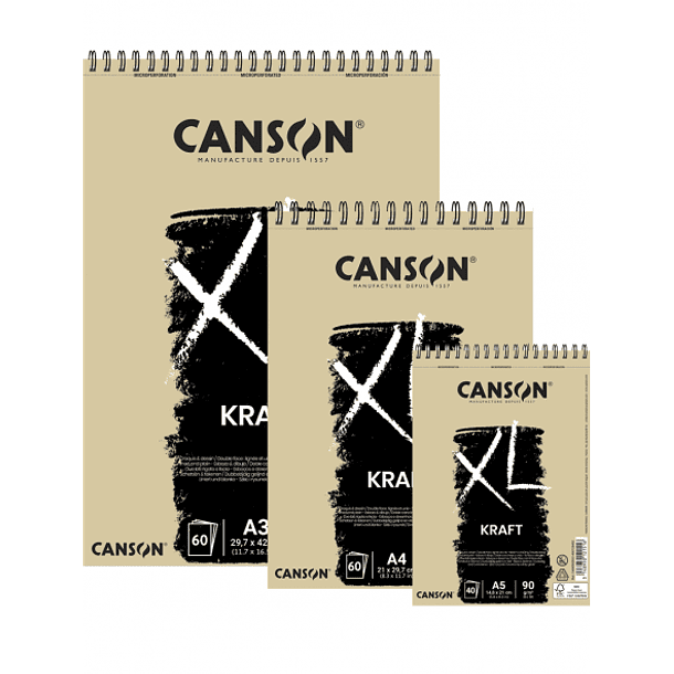 Croquera Dibujo Canson XL Kraft 90gr 1