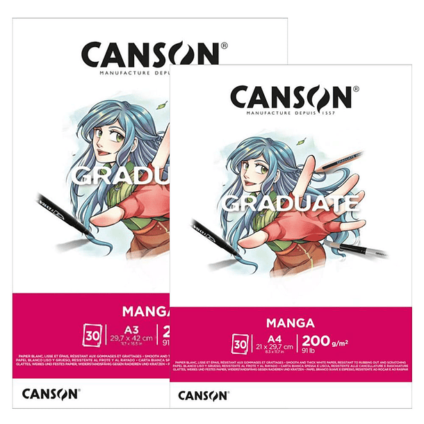 Canson Graduate Manga Books