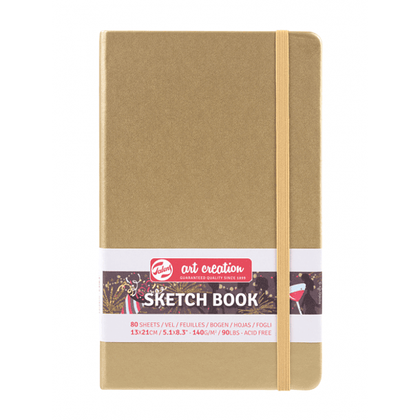 Sketchbook Dorada 140gr 80 Hojas 3