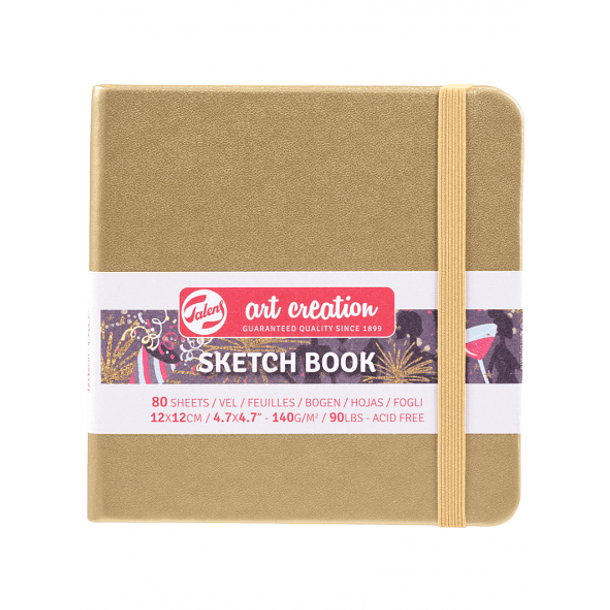 Sketchbook Dorada 140gr 80 Hojas 4
