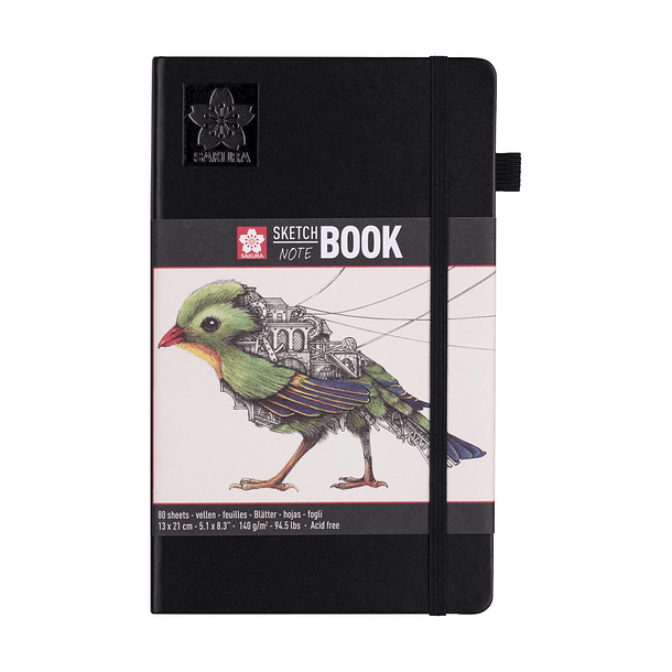 Sketchbook Hoja Blanco Crema 140gr 80hj 2