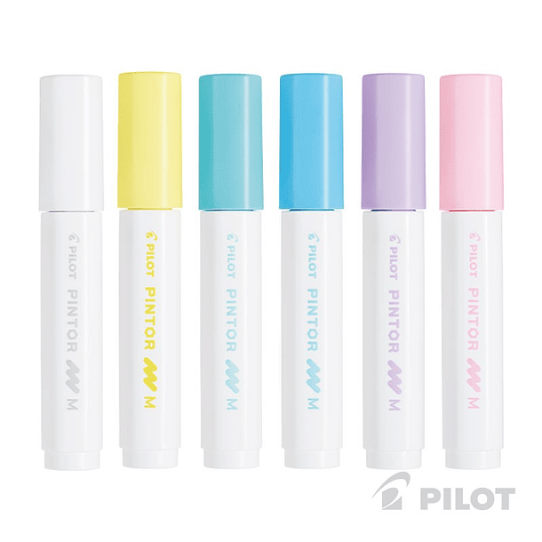 Set Pintor Medio 6 colores Surtido Pastel 2