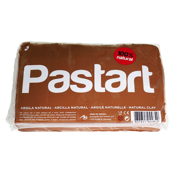 Arcilla Para Modelar Terracota Pastart 1500 GR. 