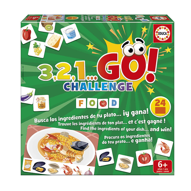 Juego Challenge 3,2,1...Go Foods (+6 años) 