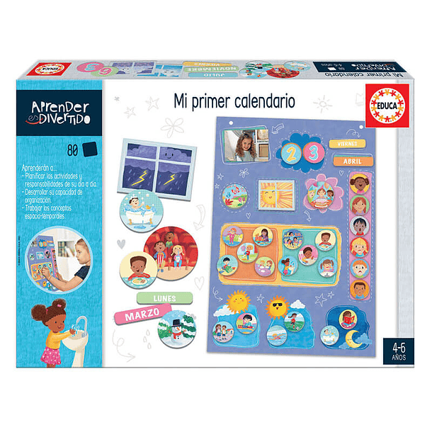 Aprender es Divertido -Mi Primer Calendario (4-6 años) 