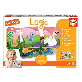 Juego Educativo Baby Logic 3 Puzzles de 3 Piezas