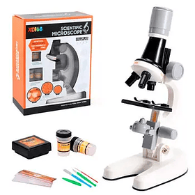 Microscopio Biologico Educativo 100X-400X-1200X