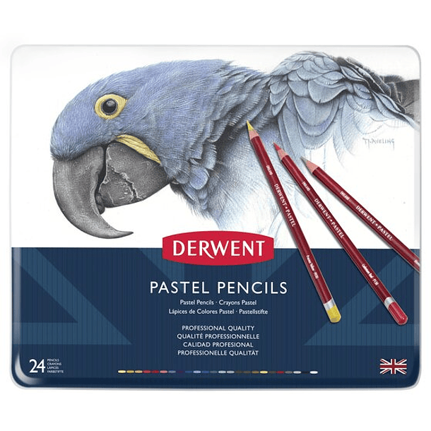 Lapices Pastel Derwent Set 24 Colores 1