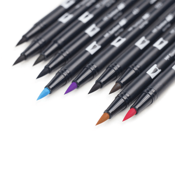 Dual Brush Pen Set 10 Colores Desert Flora 3