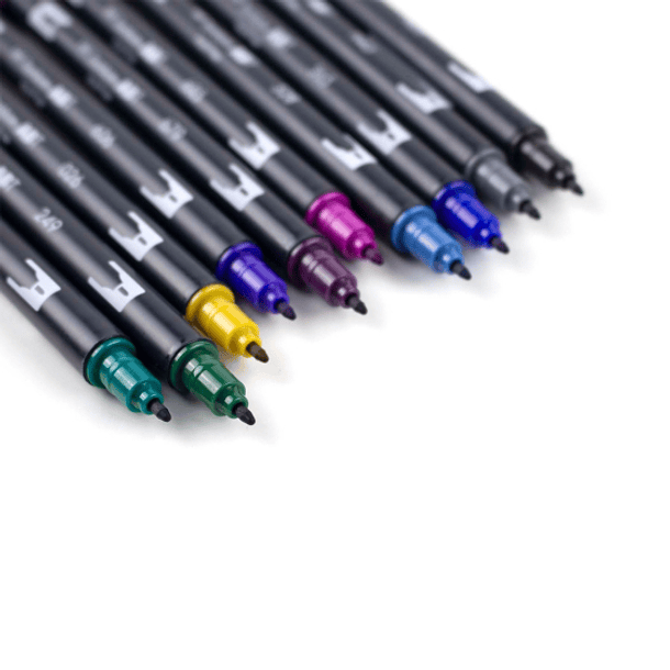 Dual Brush Pen Set 10 Colores Bohemian 3