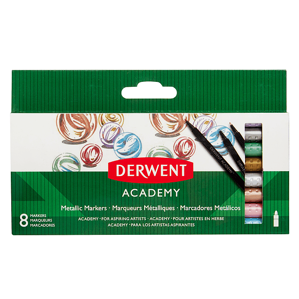 Marcadores solubles al agua metalicos punta fina  1