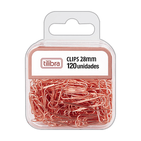 Clips Oro Rosa 28mm. Display 120un 