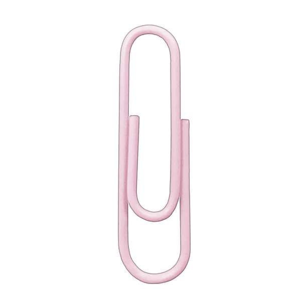 Clips Rosa Pastel 28mm. Display 120un  4