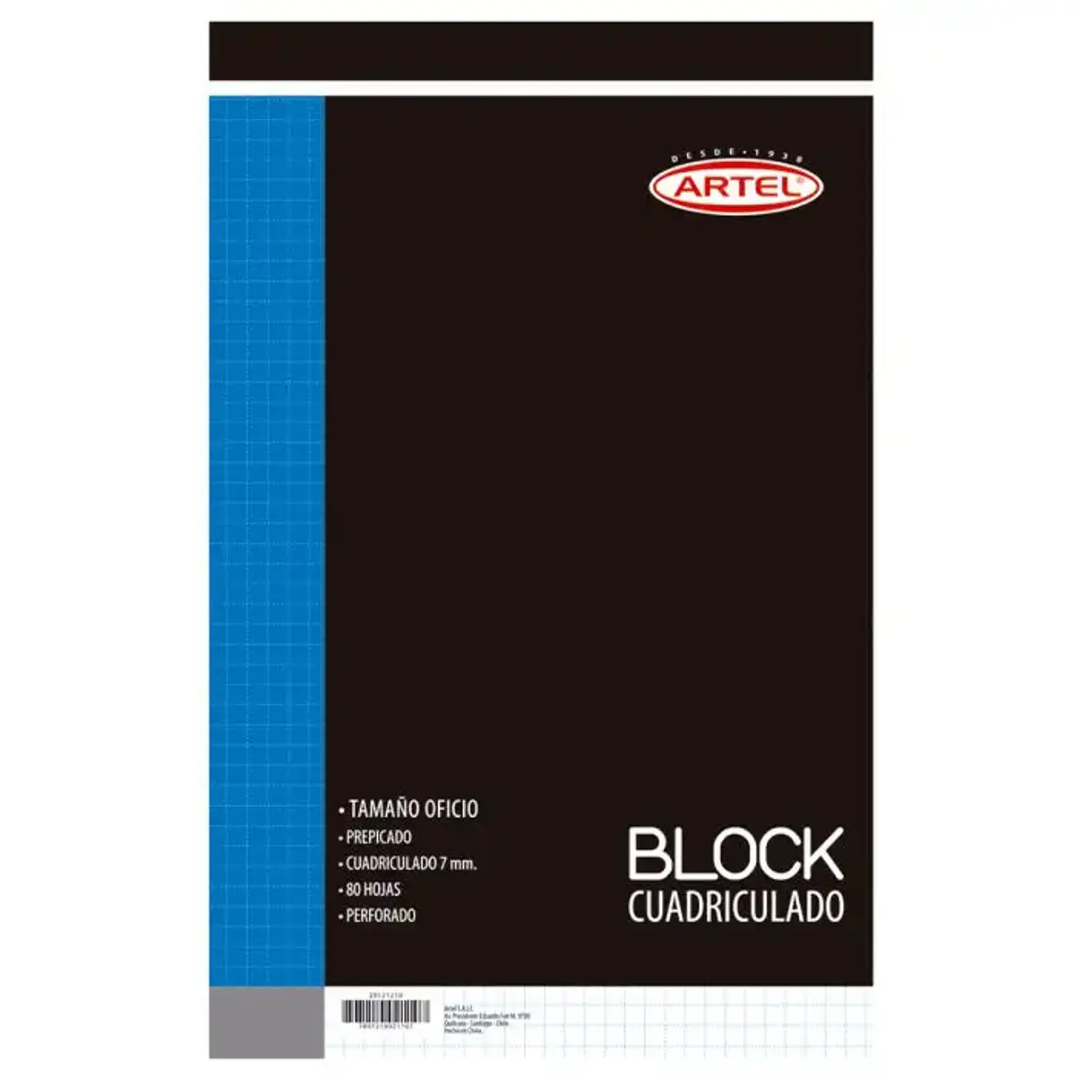 Block Nota Oficio Prepicado Cuadriculado 80 Hojas | La Casa del Arte