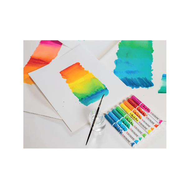 Marcadores Brush Pen Acuarelable Ecoline 3