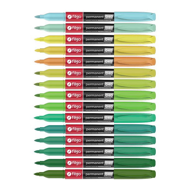 Marcador Permanente Filgo 040 Fino 60 Colores Surtidos 5