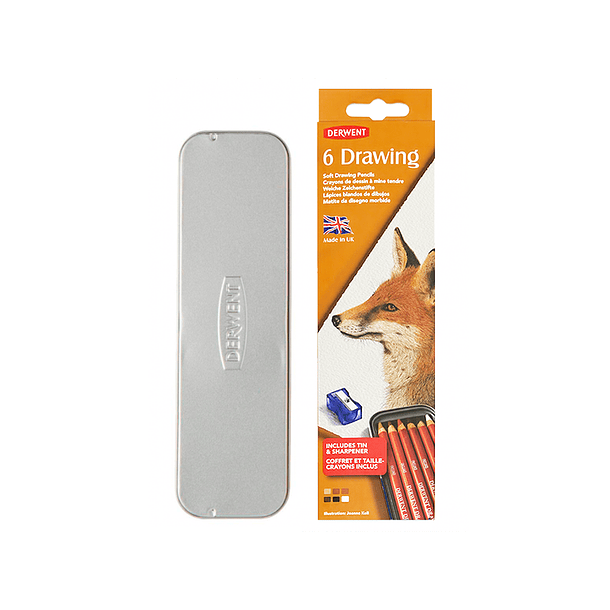 Lápices de Colores Derwent Drawing Set 6 1