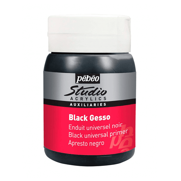Gesso Pebeo Studio Negro 500 ml 