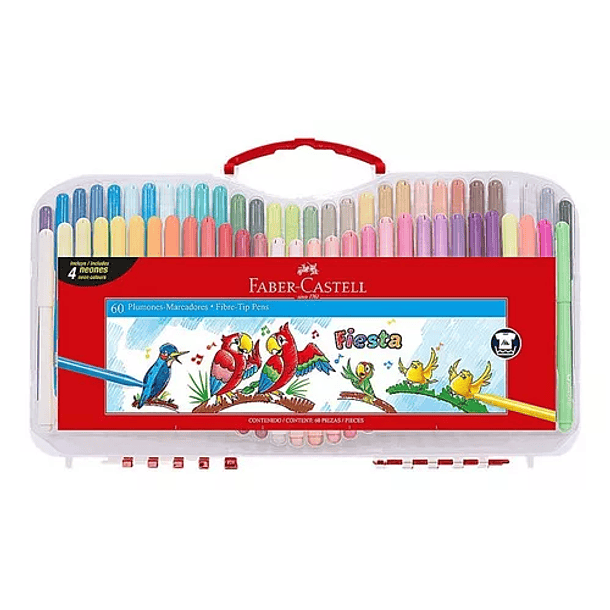 Marcador Fiesta 45 estuche rígido x60 1