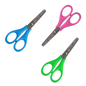 Tijera Escolar Sdi Punta Roma 12cm. Mango Plastico 