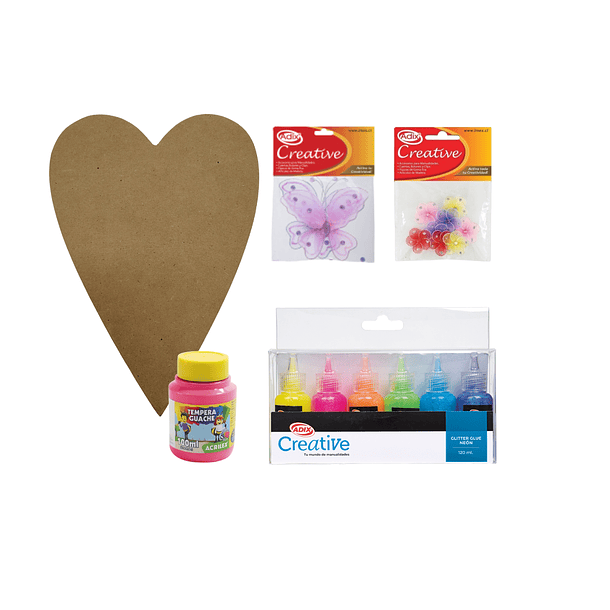 Set Creativo Infantil Corazon 