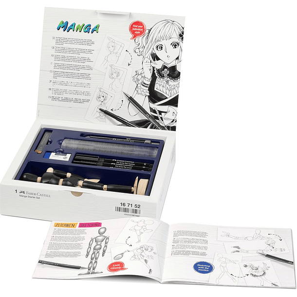 Manga Starter Faber-Castell Creative Studio Set 8 piezas 