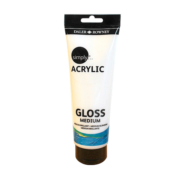 Medium Acrílico Daler Rowney Simply 250ml Acabado Brillante 