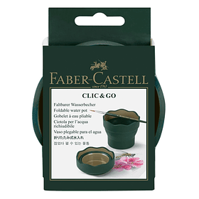 Vaso para Agua Faber-Castell Plegable Click & Go