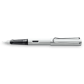 Pluma Fuente Lamy Al-Star Whitesilver Trazo F