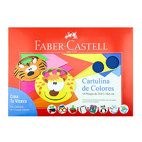 Sobre Cartulina Color Faber-Castell 18hjs 24.8x34.6cm