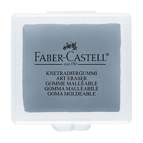 Goma de Borrar Moldeable Faber-Castell Miga de Pan color Gris