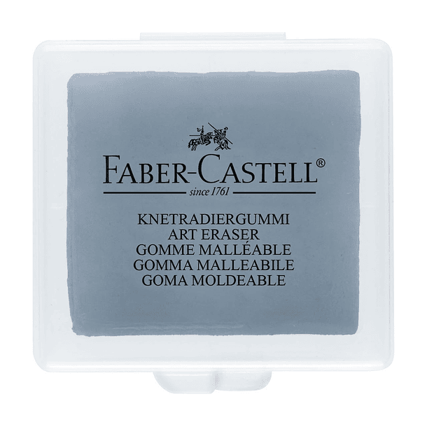Goma de Borrar Moldeable Faber-Castell Miga de Pan color Gris 