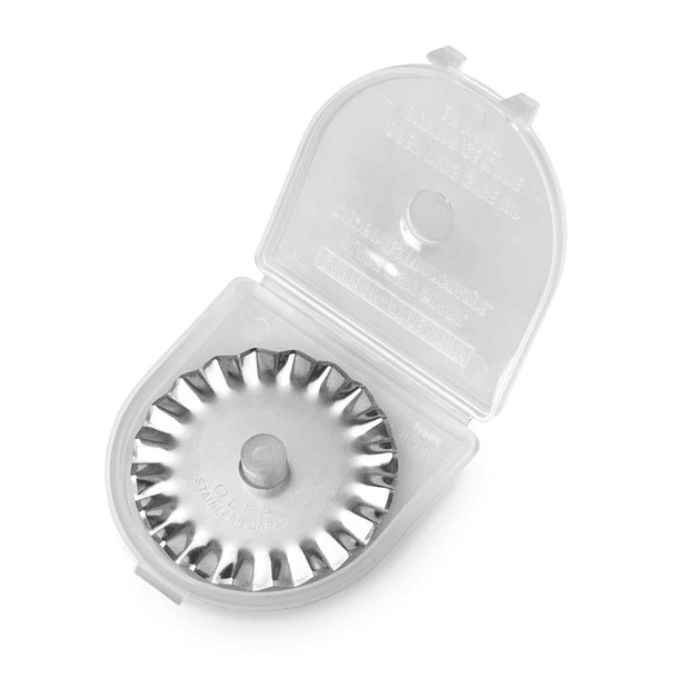 Hojas de Repuesto Cuchillo Rotativo Zig Zag Olfa RTY-2G/ RTY-2DX Blister 1 un 2