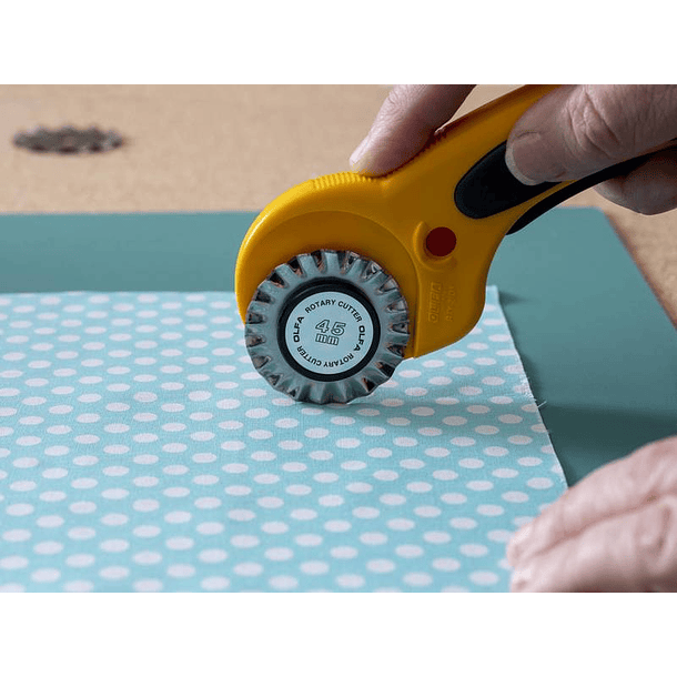 Hojas de Repuesto Cuchillo Rotativo Zig Zag Olfa RTY-2G/ RTY-2DX Blister 1 un 3