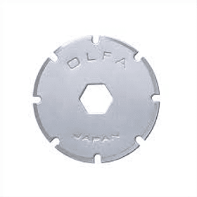 Hojas de Repuesto para Cuchillo Olfa PRC-2 Circular Prepicado Blister 2 un