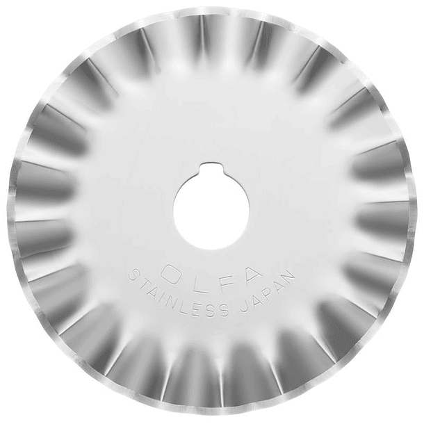 Hojas de Repuesto Cuchillo Rotativo Zig Zag Olfa RTY-2G/ RTY-2DX Blister 1 un 4