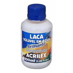 Laca Brillante a Base de Agua Acrilex 100ml
