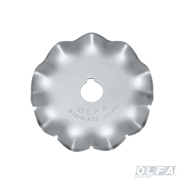 Hojas de Repuesto Cuchillo Rotativo Onda Olfa RTY-2/DX Blister 1 un 2