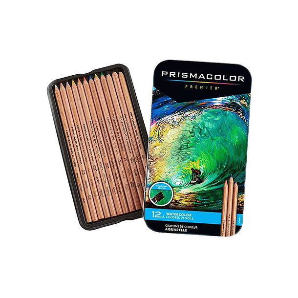 Lápices de Colores Acuarelables Prismacolor Premium Set 12 Colores 1