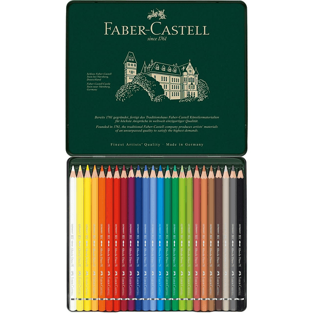 Lápices de Colores Acuarelables A.Dürer Faber-Castell Set 24 Colores 