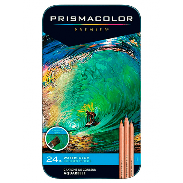Lápices de Colores Acuarelables Prismacolor Premium Set 24 Colores 1