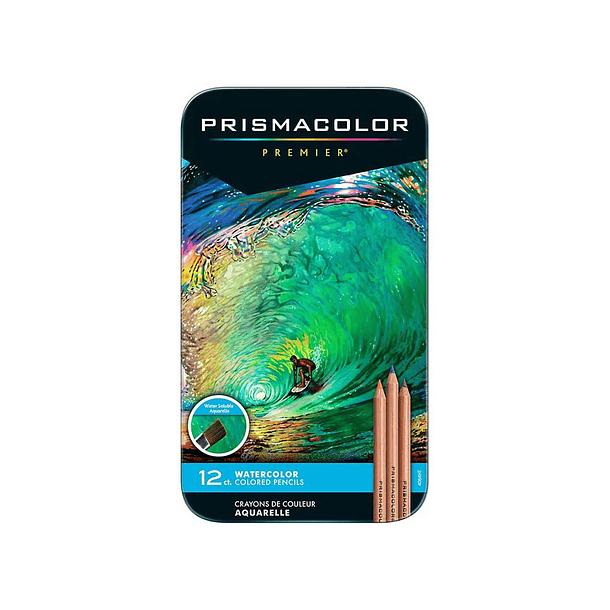 Lápices de Colores Acuarelables Prismacolor Premium Set 12 Colores 2