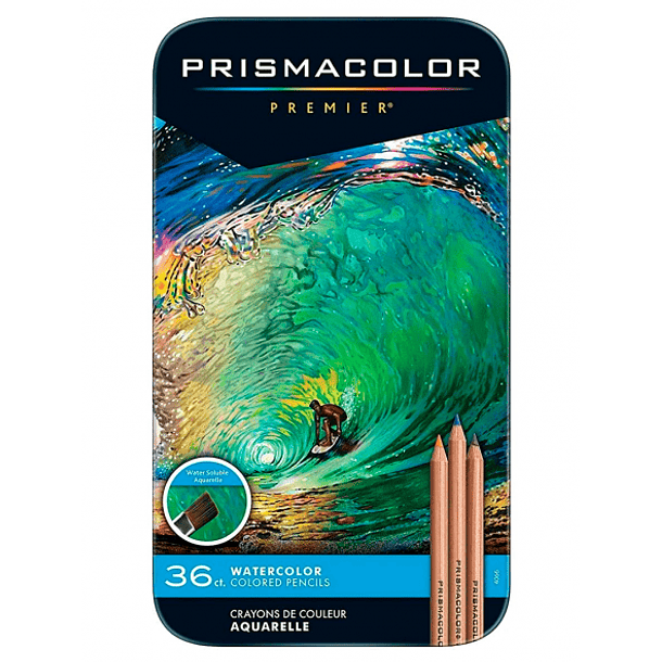 Lápices de Colores Acuarelables Prismacolor Premier Set 36 Colores 1