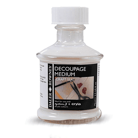 Medium Sellador Decoupage Daler Rowney 75ml Acabo Transparente