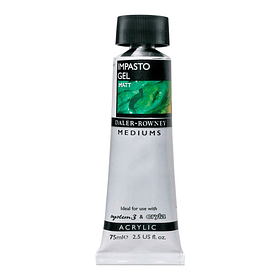 Medium Gel de Impasto para Acrílico Daler Rowney 75ml Acabado Mate