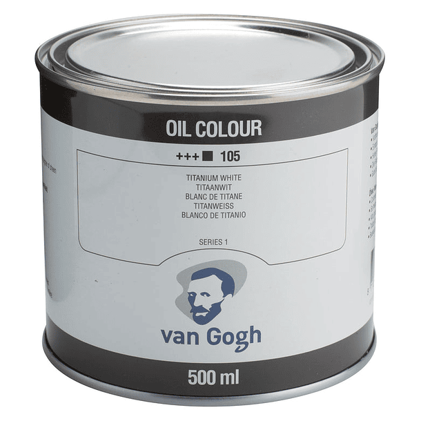 Óleo Van Gogh 500ml N°105 Blanco Titanio 