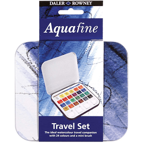 Acuarela Daler Rowney Aquafine Set 24 colores -Travel