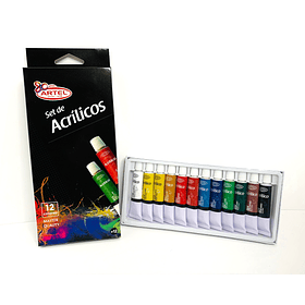 Acrílicos Artel 12ml Set 12 Colores